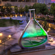 Illustration for article titled Art Meets Science At This Giant Seething Flask Sculpture
